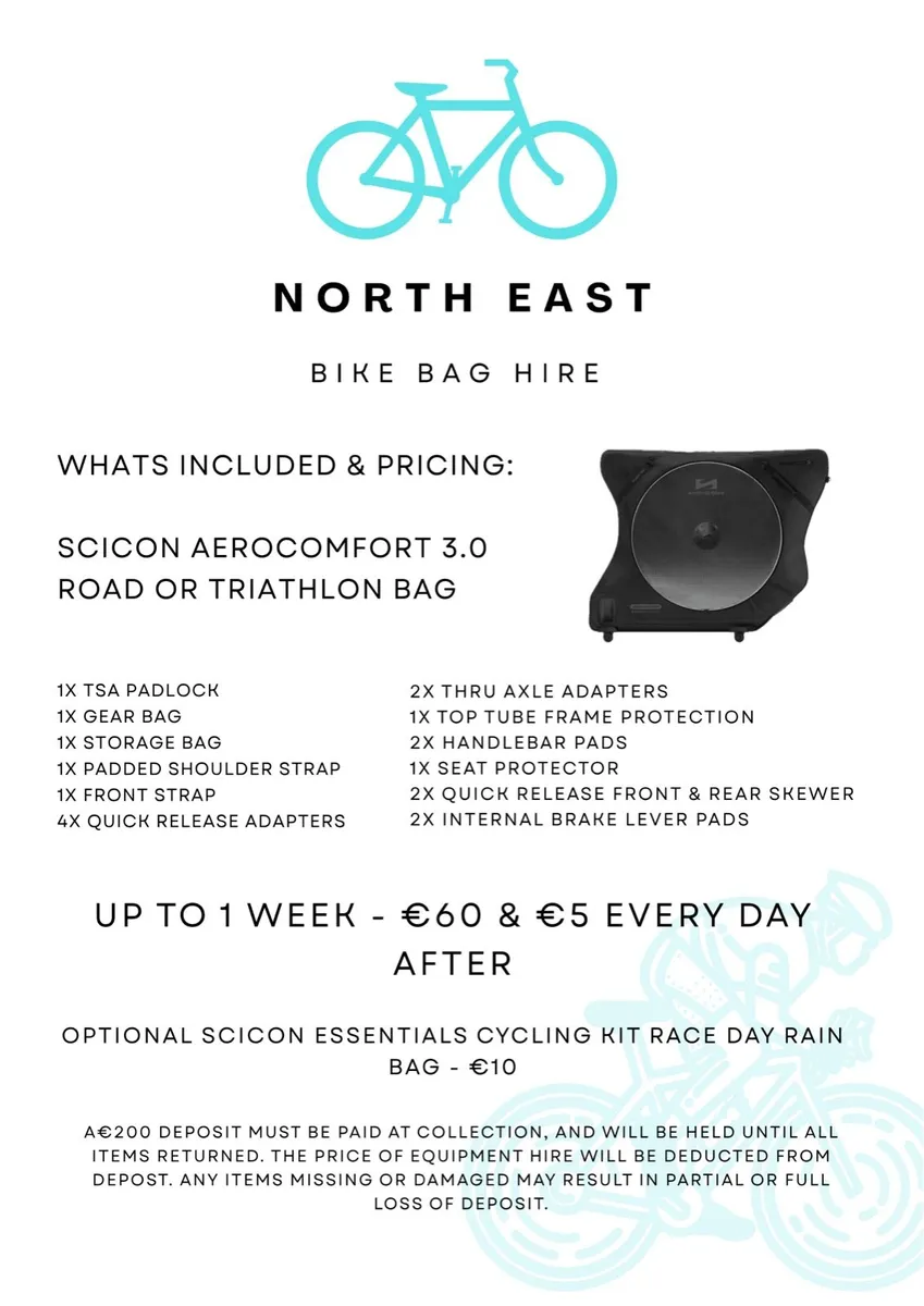 Scicon Aerocomfort 3.0 Bike Bag Hire - Image 2