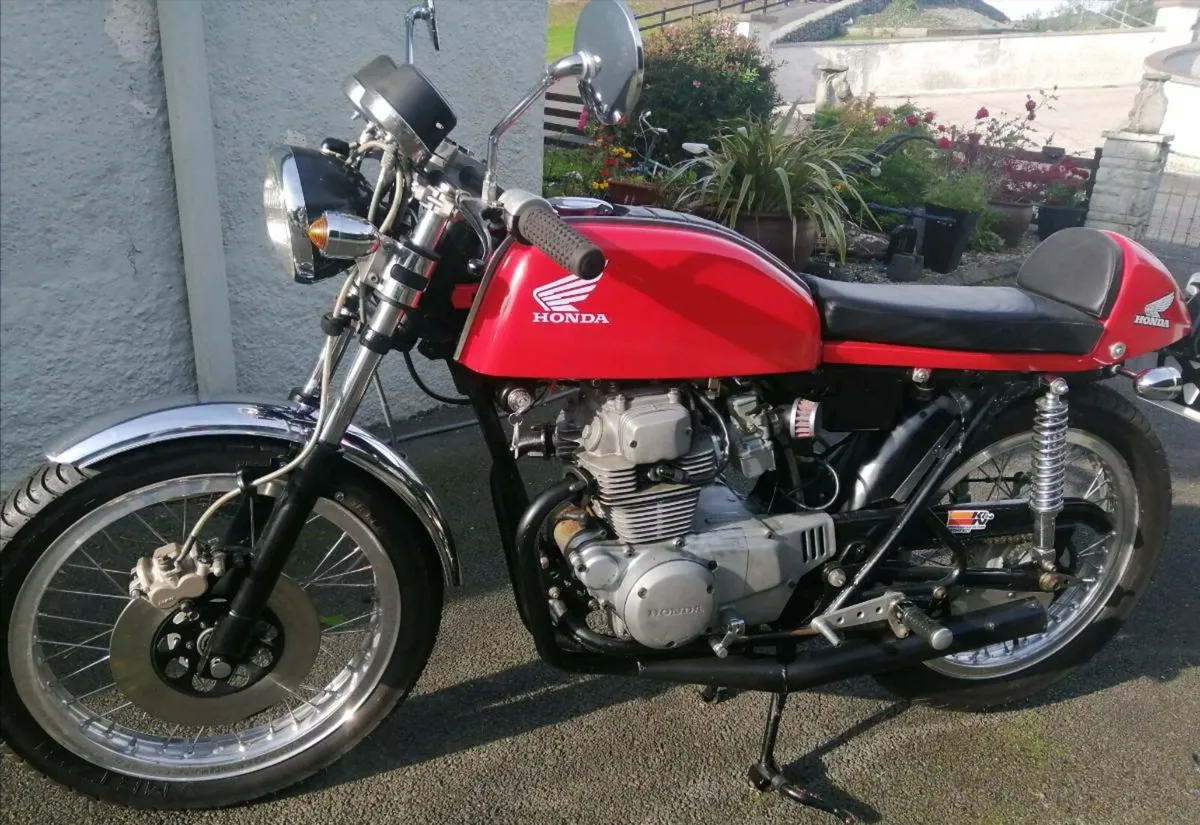 1977 honda cd200 cafe racer - Image 3