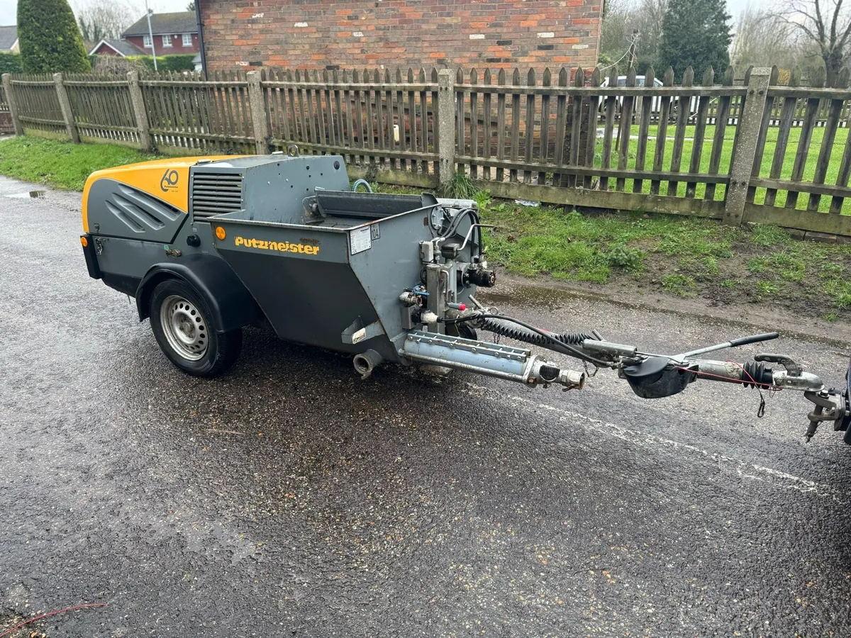 Putzmeister sp11 ,plastering machine,liquid screed - Image 1