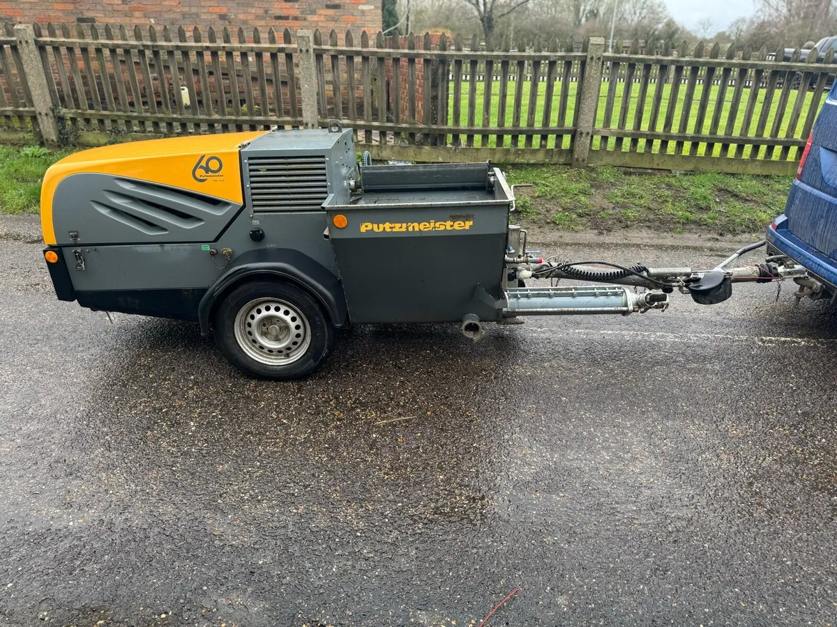 Putzmeister sp11 ,plastering machine,liquid screed - Image 2