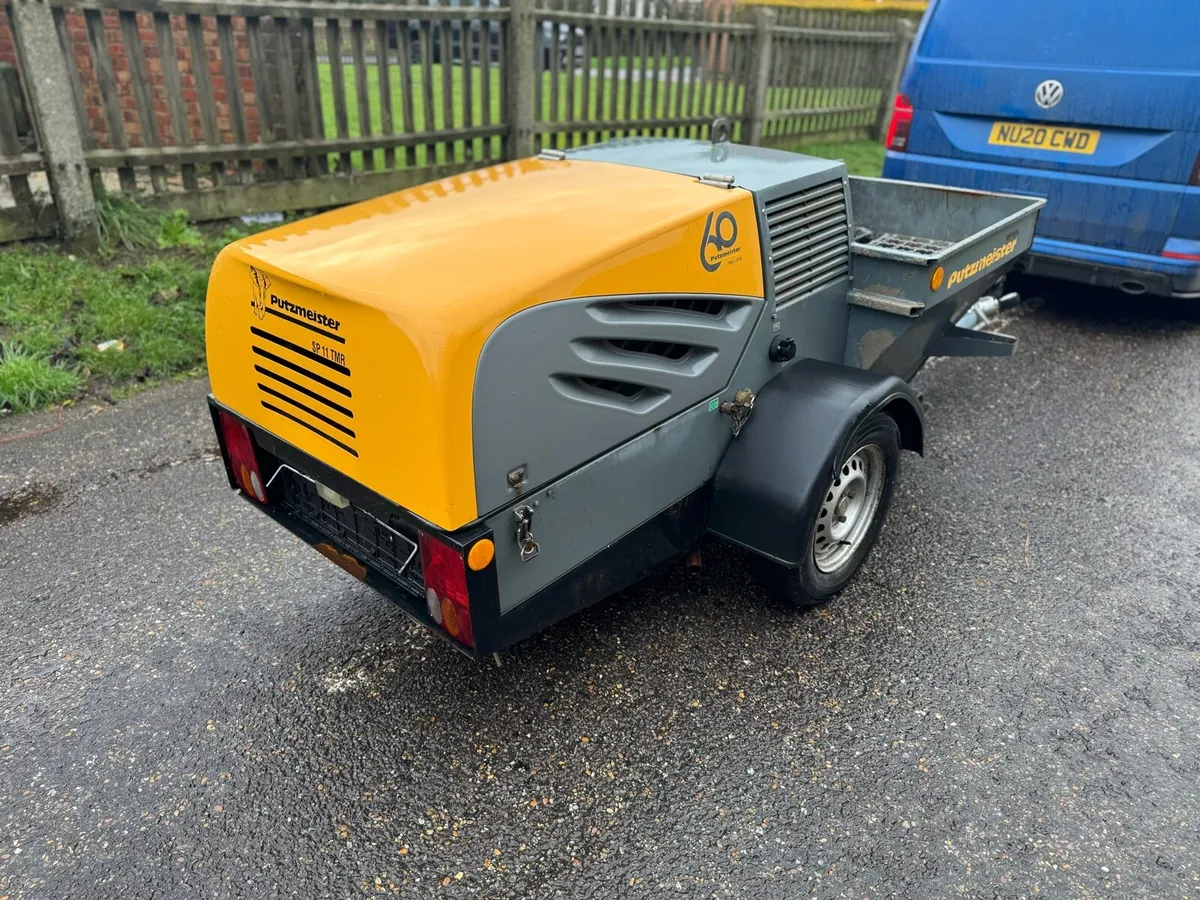 Putzmeister sp11 ,plastering machine,liquid screed - Image 3