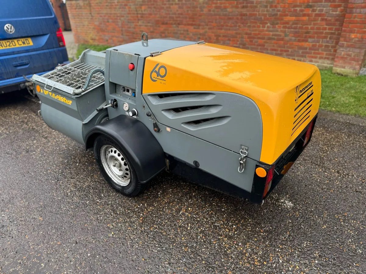 Putzmeister sp11 ,plastering machine,liquid screed - Image 4