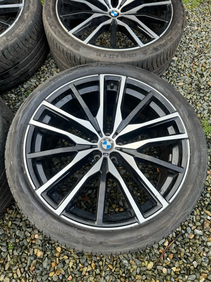 22’ GENUINE BMW X5/X6 ALLOY WHEELS & TYRES 742M - Image 4