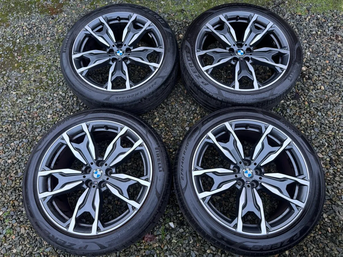 20’ GENUINE BMW X4 ALLOY WHEELS & TYRES 787M - Image 1