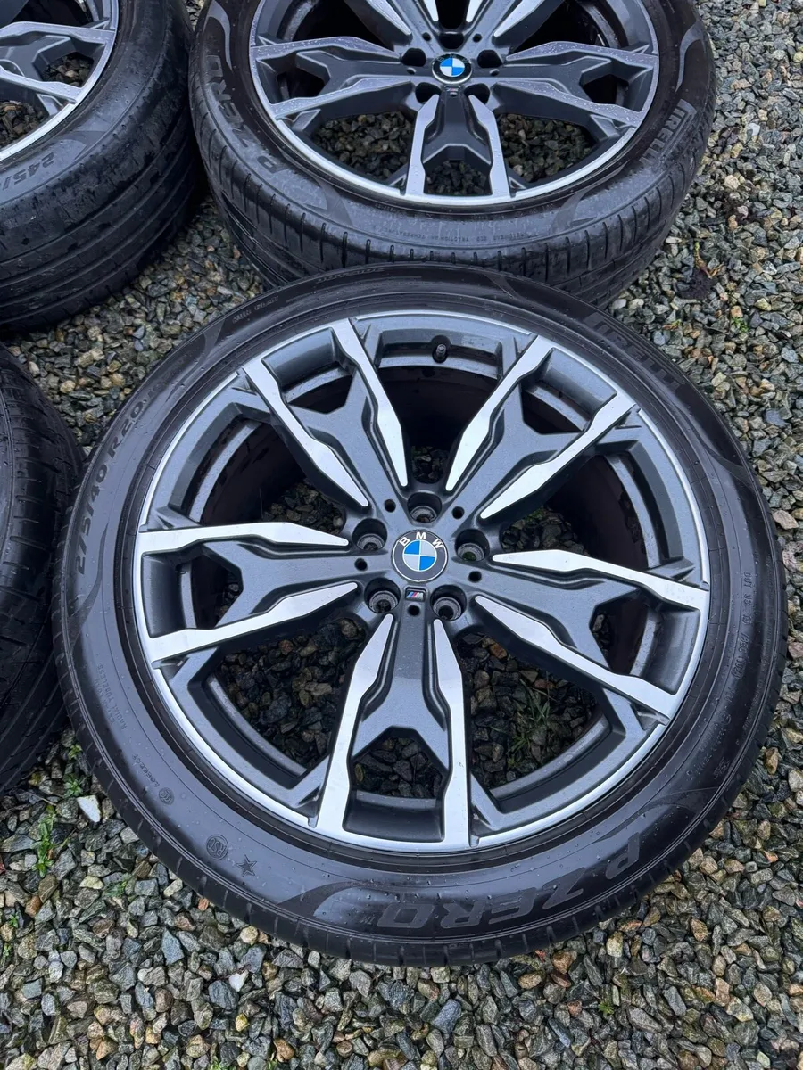 20’ GENUINE BMW X4 ALLOY WHEELS & TYRES 787M - Image 4