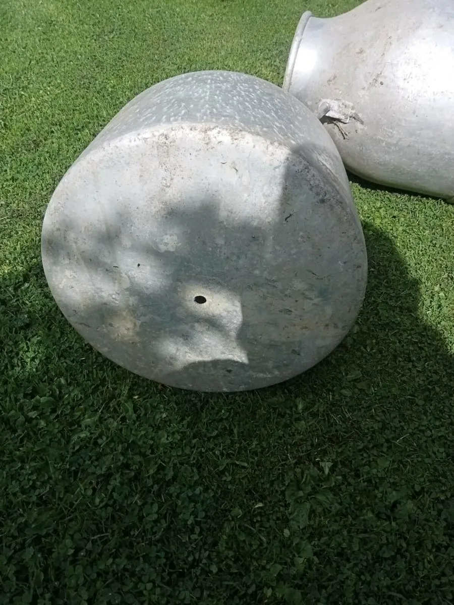 Two old milk buckets - Image 3