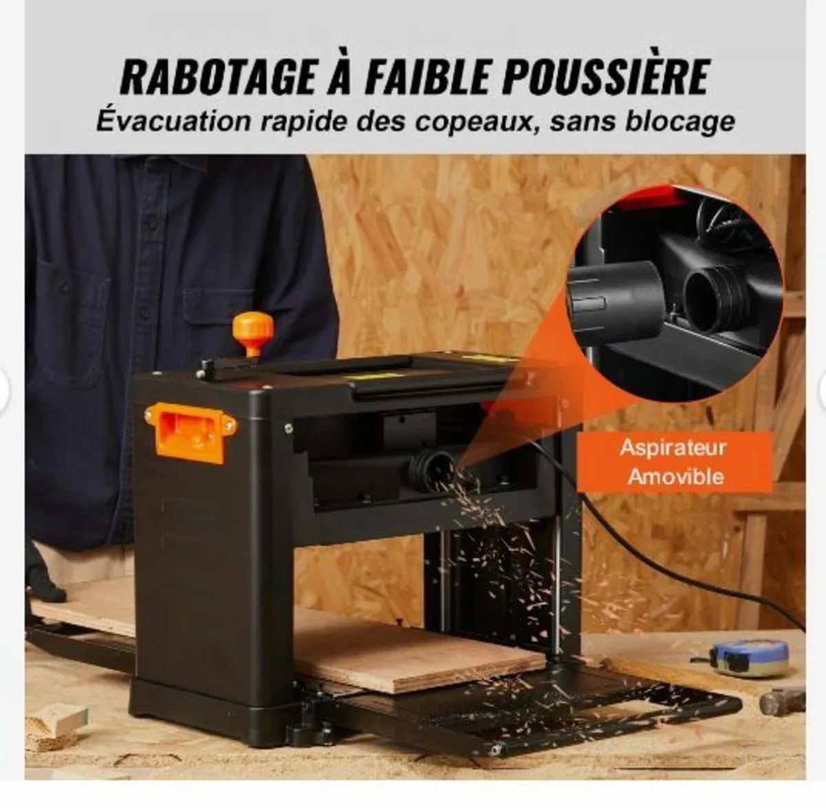 Thickness Planer, Two Speed, 33 cm - Image 4