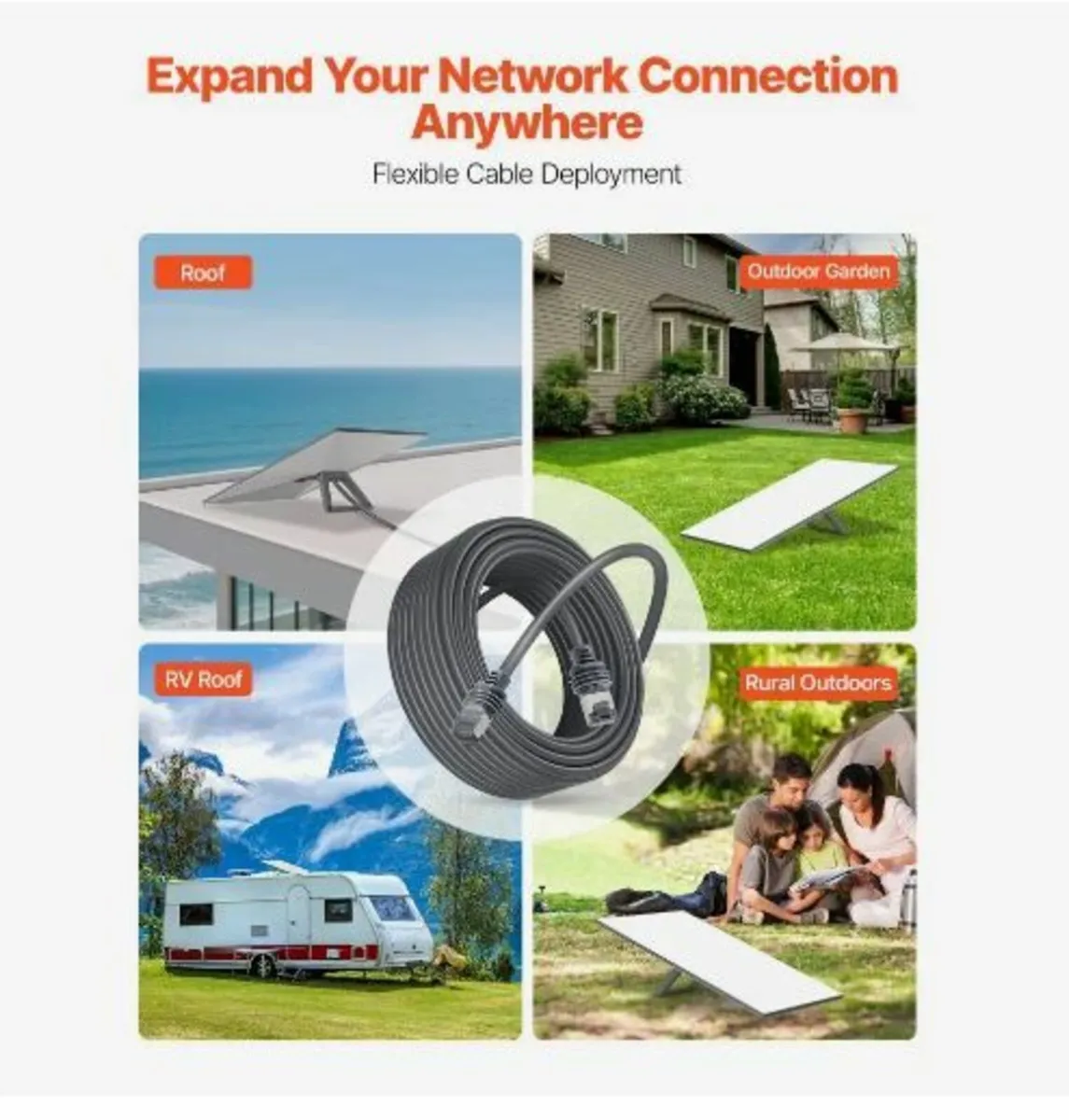 Starlink Gen 3 Cable 150 FT / 45.72 m Extension - Image 2