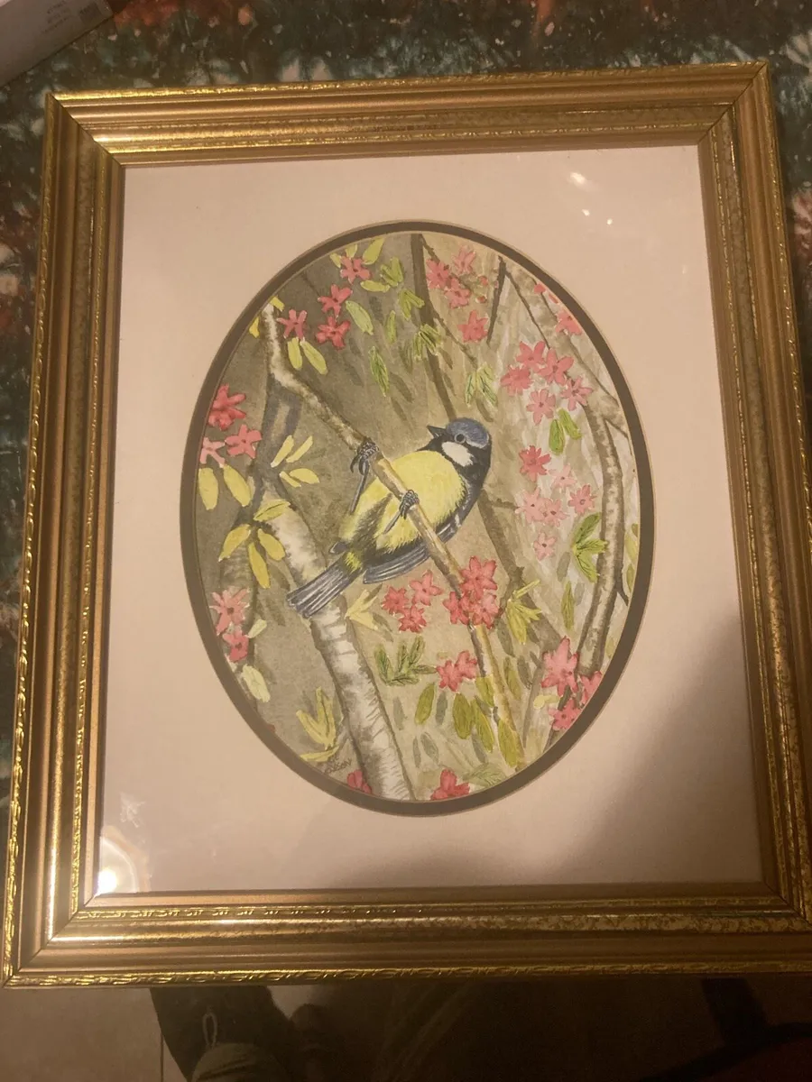 Framed watercolour free postage