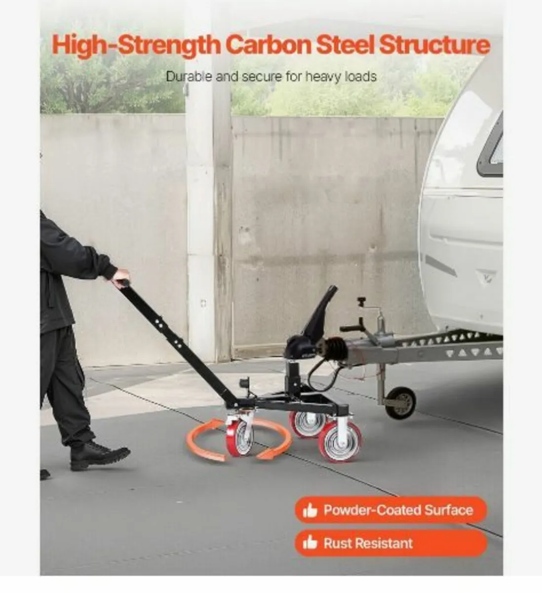 Trailer Dolly, 3500lbs Tongue Weight Capacity, 18 - Image 4