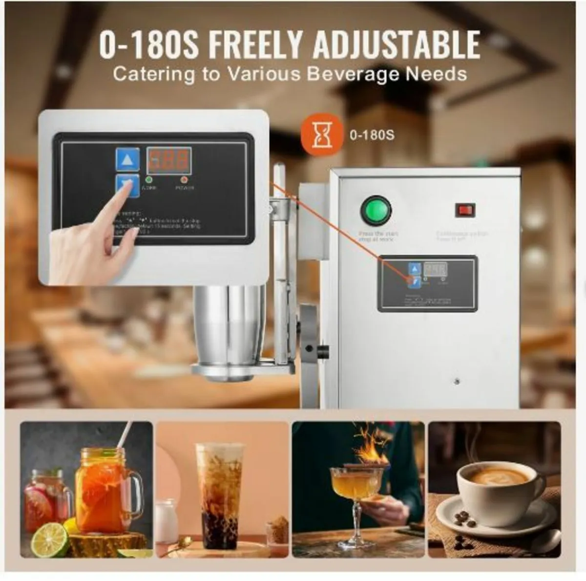 Milkshake Maker Machine, 120W Commercial - Image 2