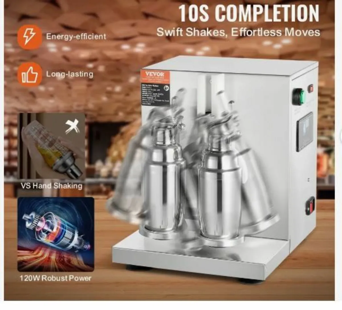 Milkshake Maker Machine, 120W Commercial - Image 3