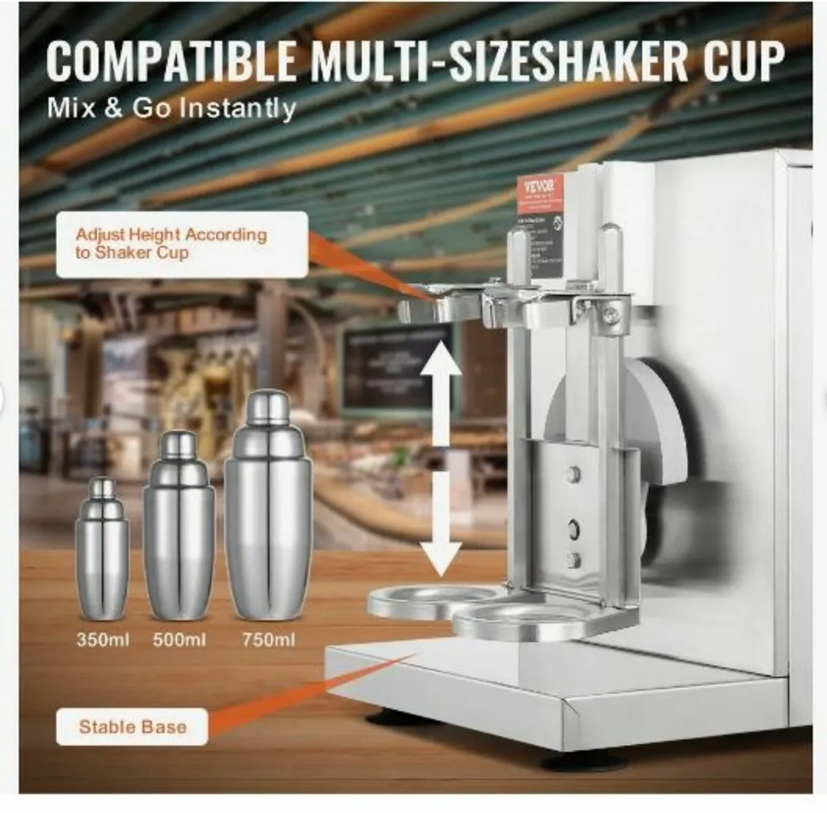 Milkshake Maker Machine, 120W Commercial - Image 4