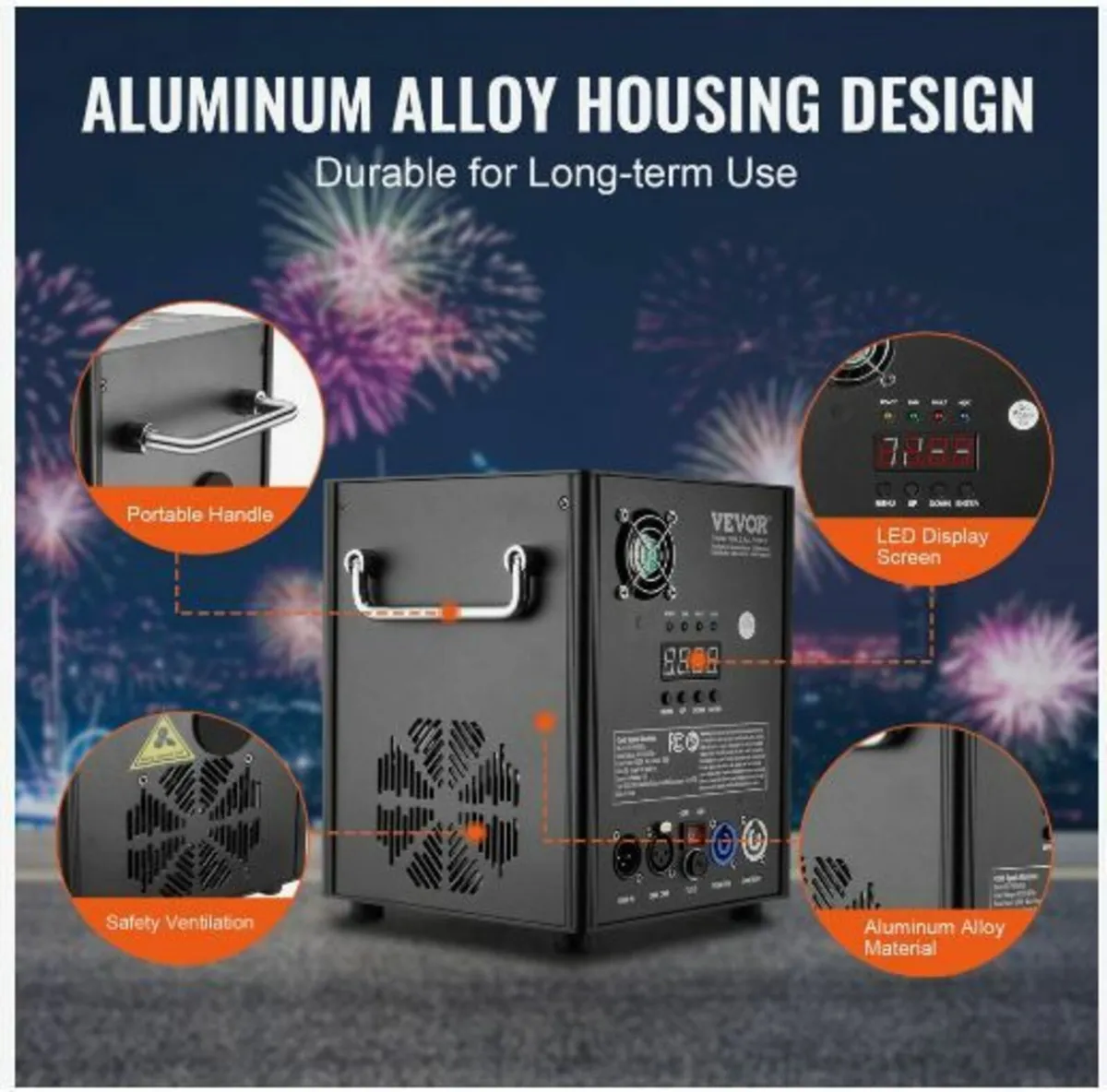 Cold Spark Machine, 4 Pack 500W - Image 3