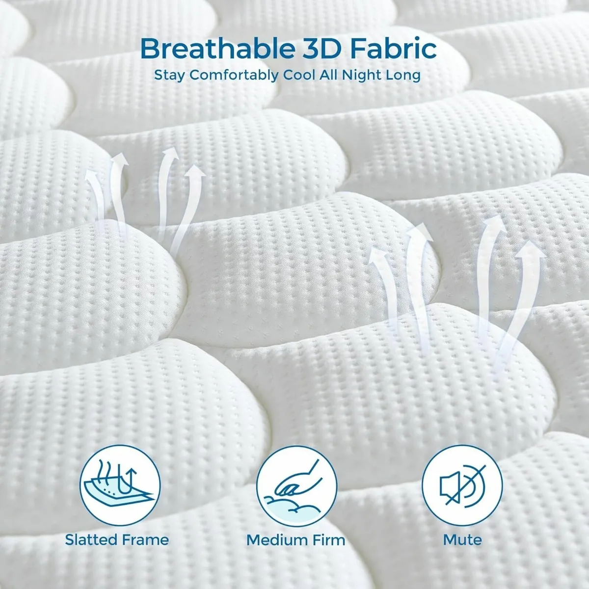 King Size Mattress 5FT 9 Inch 9-Zone Orthopedic - Image 2