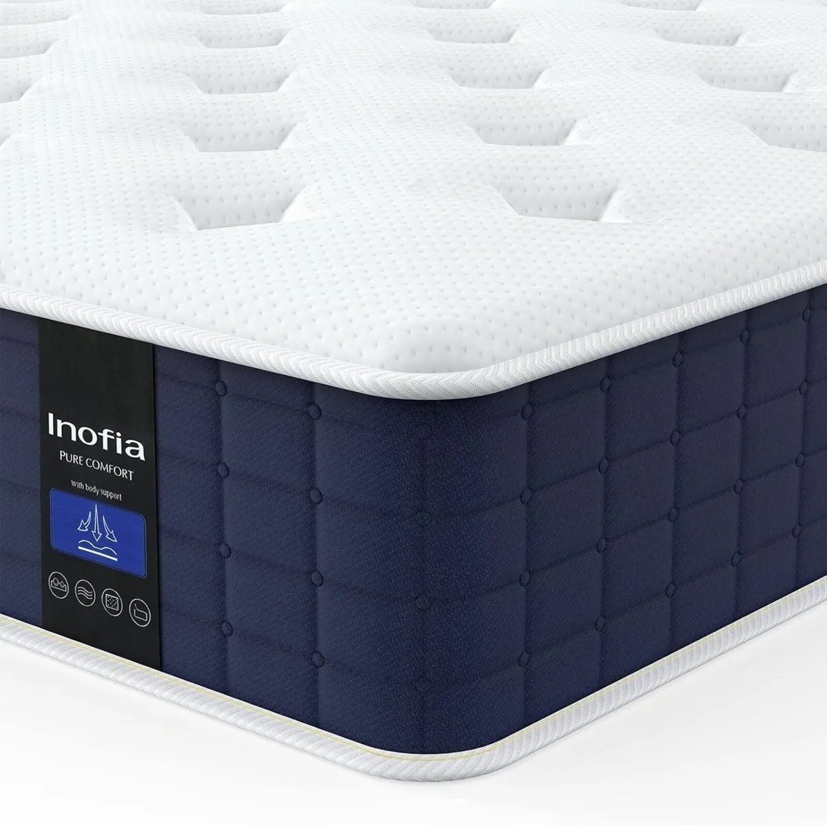King Mattress 5FT 9 Inch Memory Foam Pocket - Image 1