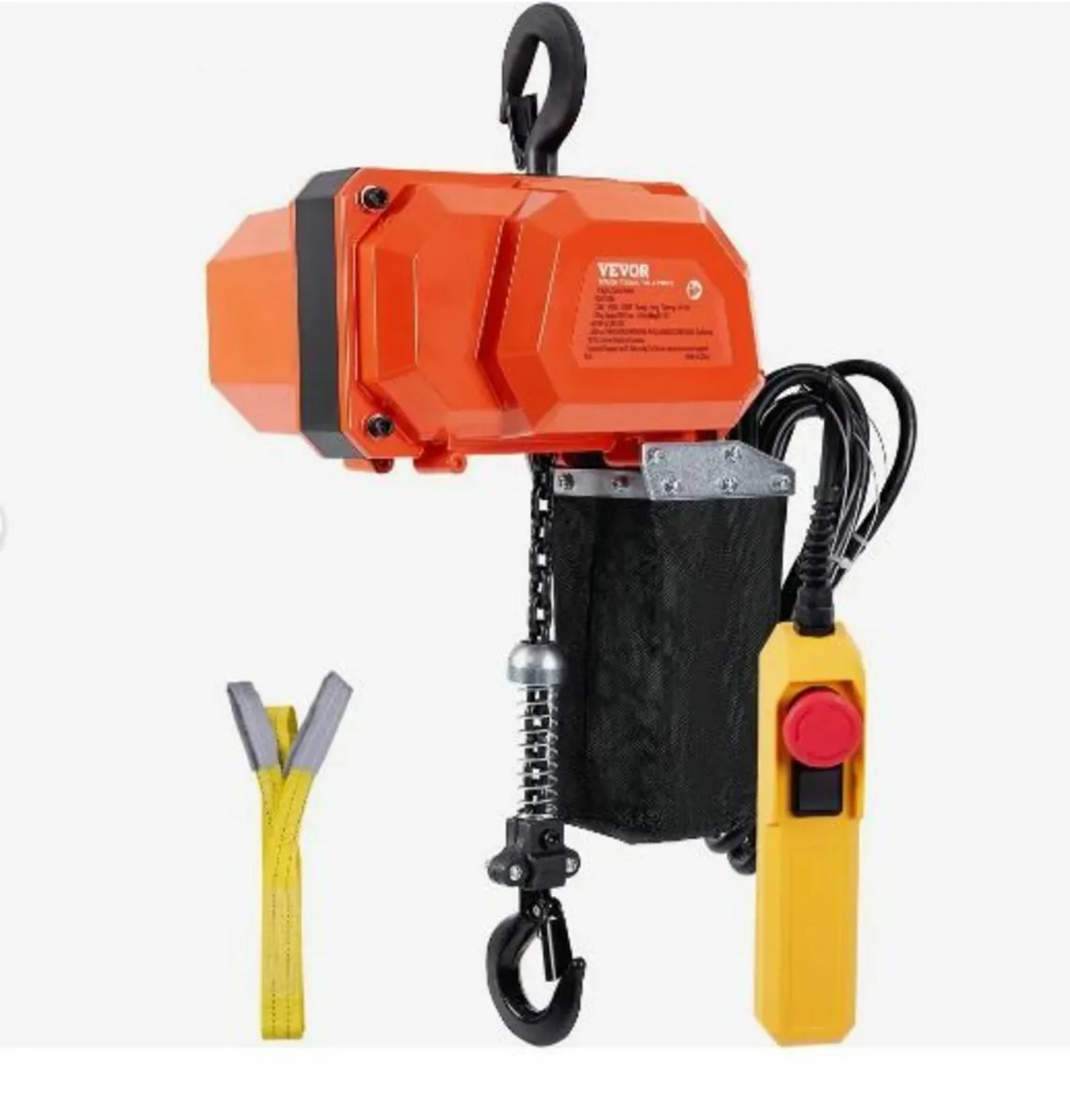 Electric Chain Hoist, 330 lbs Load Capacity - Image 1