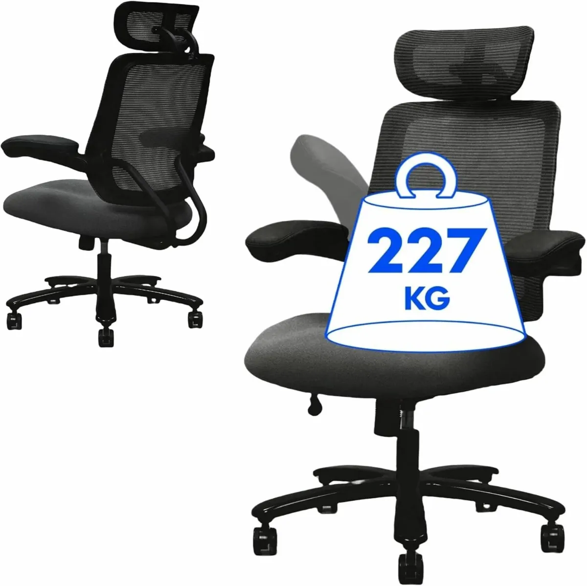BIG MAX Ergonomic Office Chair 227KG for Heavy - Image 1