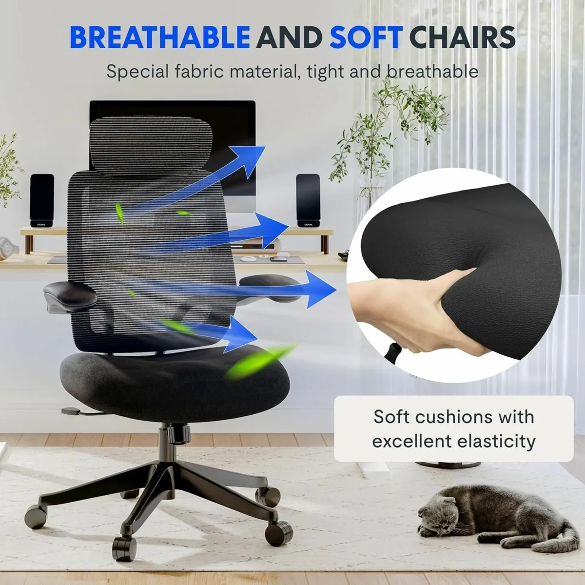 BIG MAX Ergonomic Office Chair 227KG for Heavy - Image 4