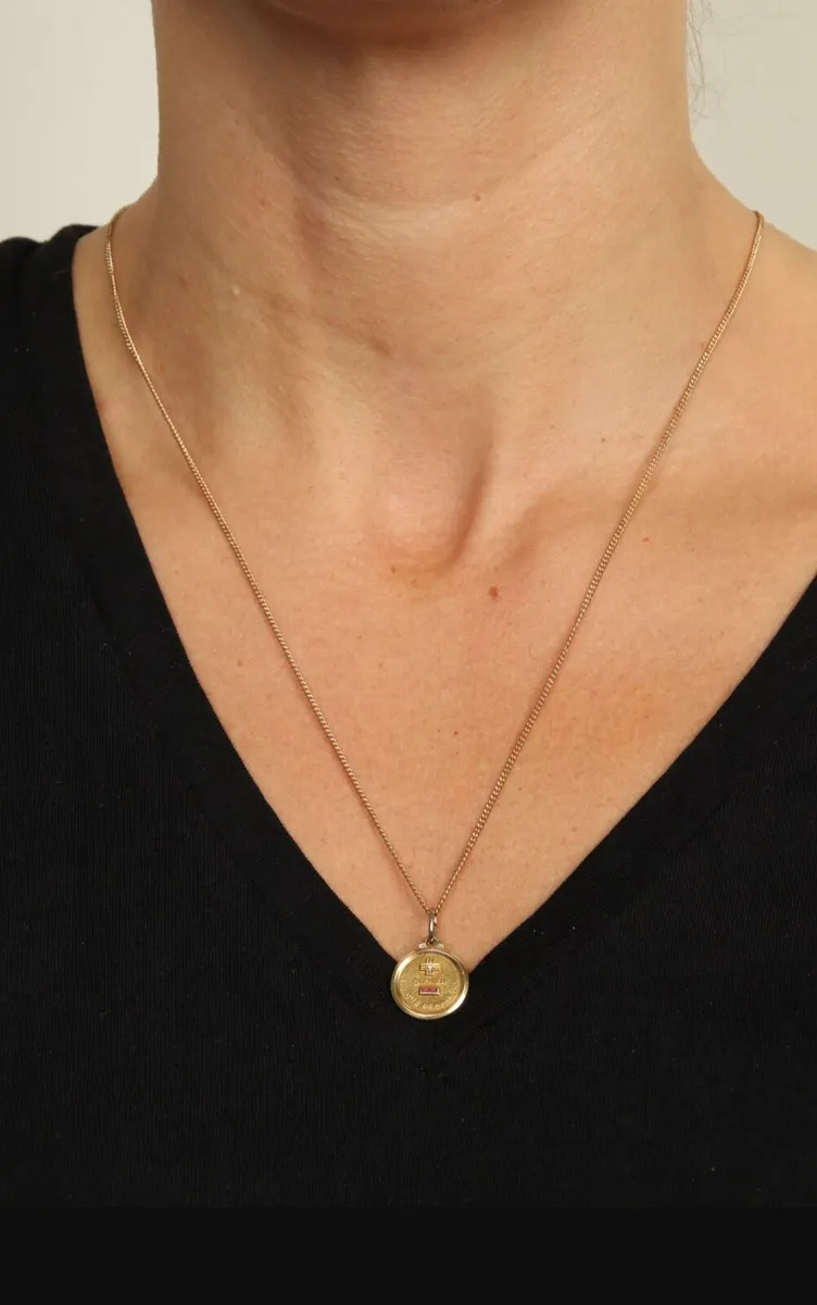 18K Gold-plated Augis Pendant - Image 1