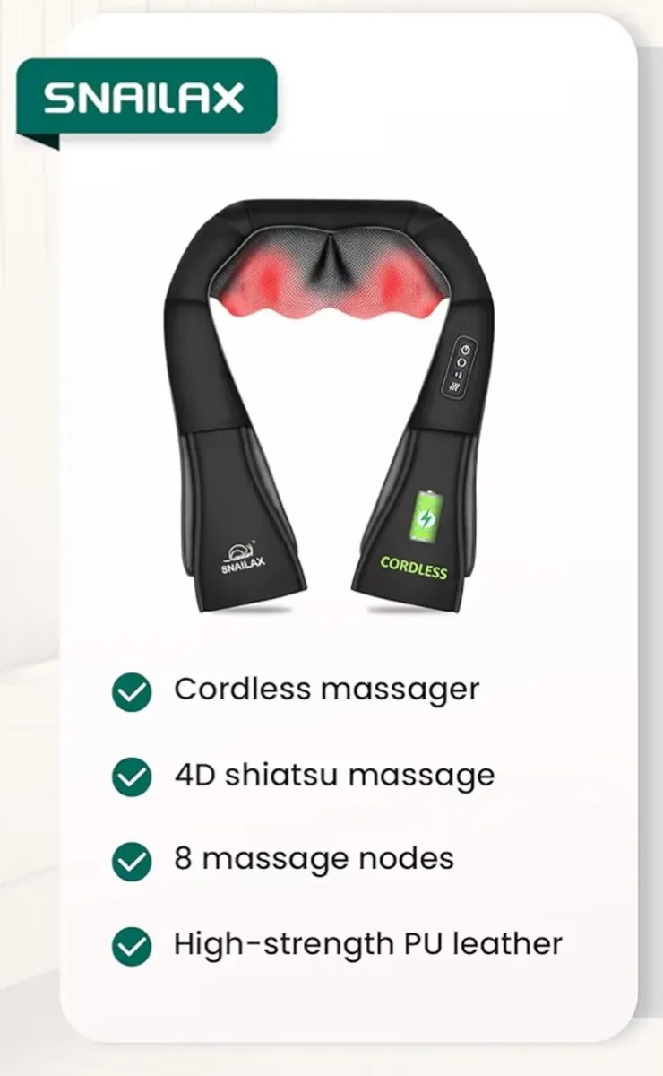 Unused cordless neck massager - Image 1