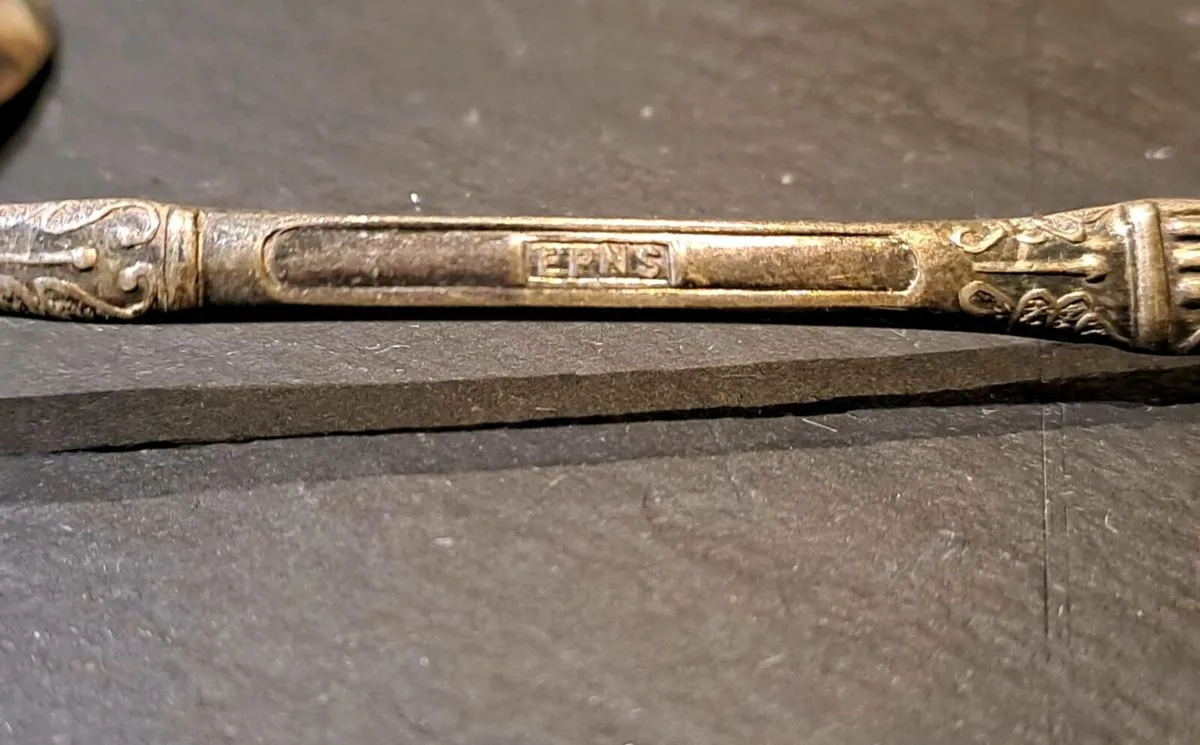 Vintage 1920s Art Deco EPNS Teaspoons - Image 4