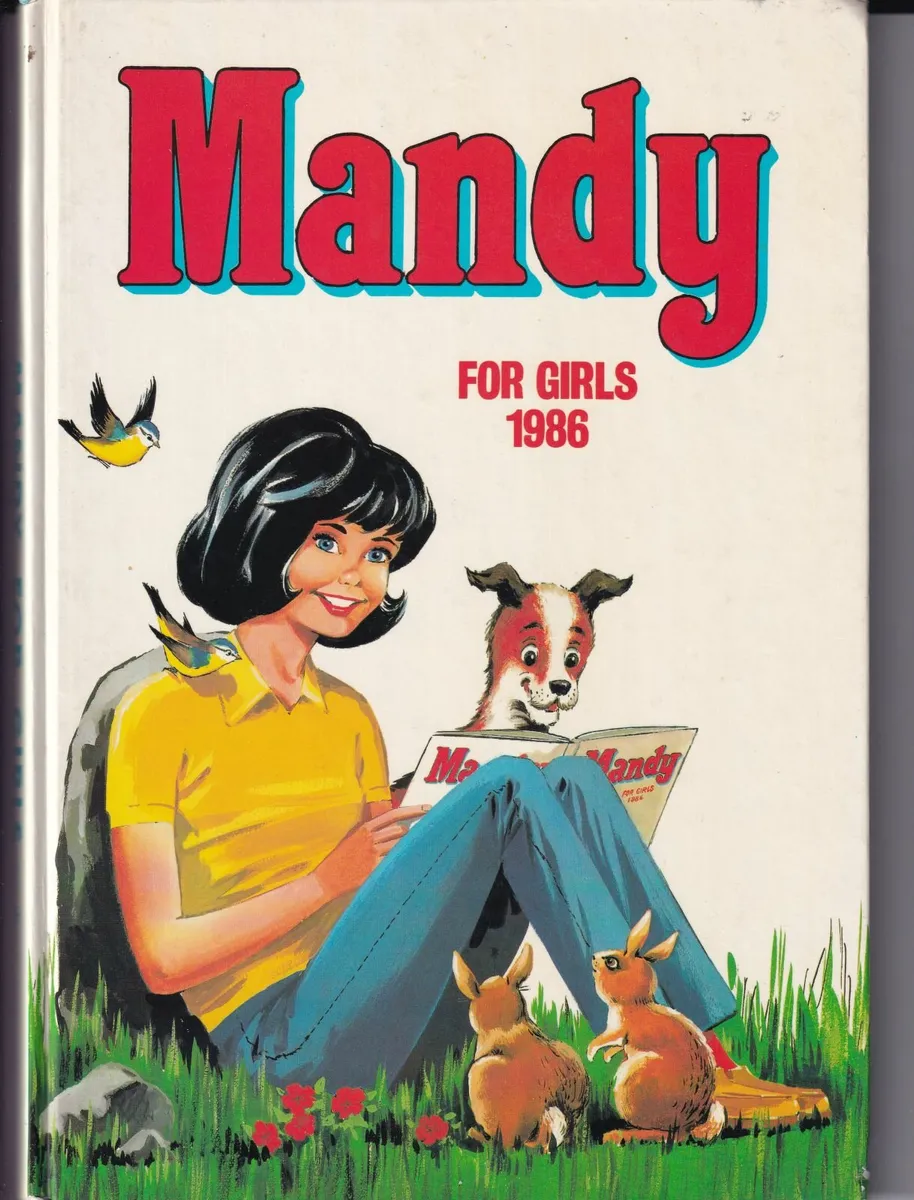 MANDY ANNUAL 1986 DC THOMSON UK HARD BACK BOOK - Image 1