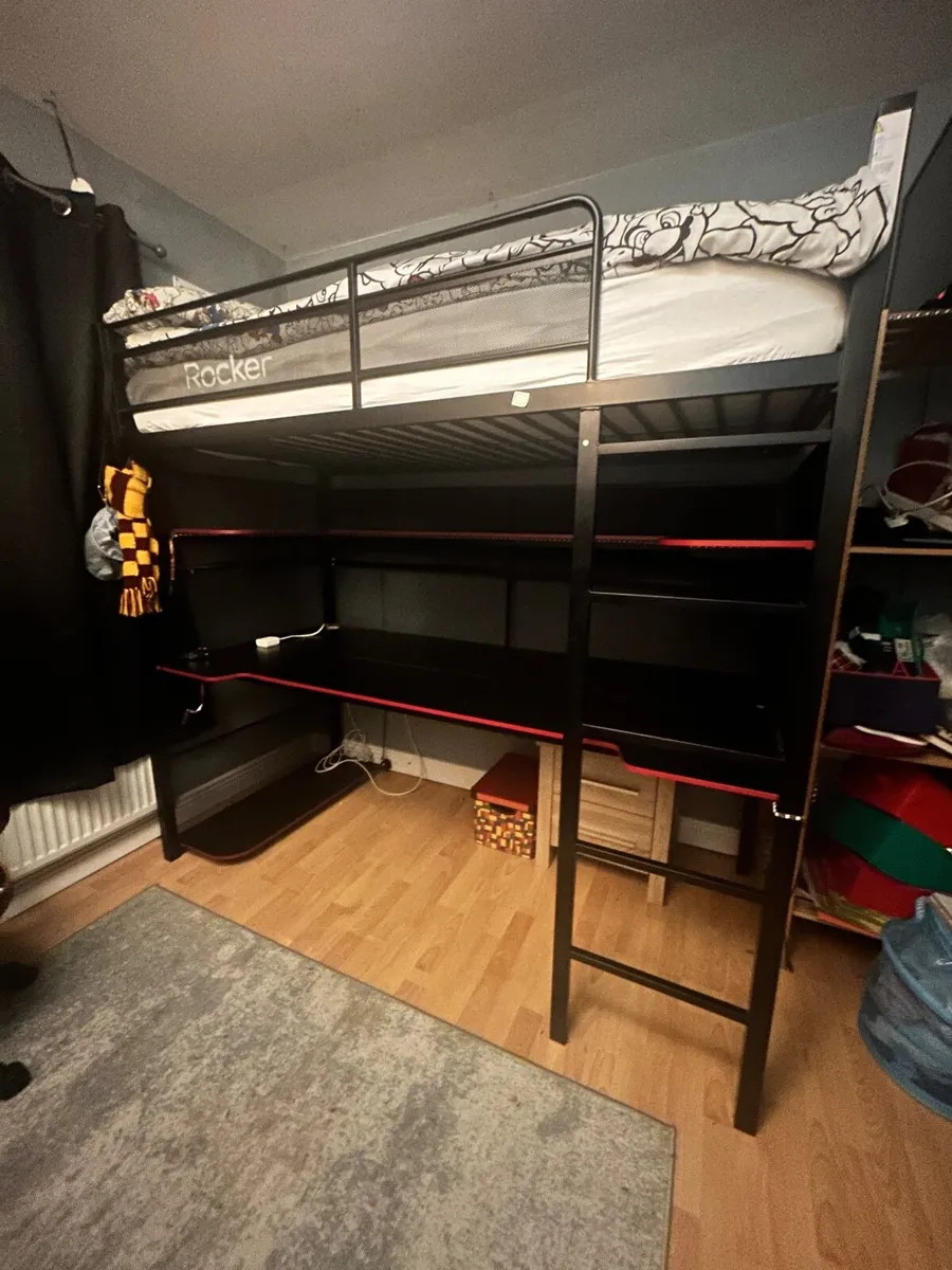 X Rocker Battlebunk high sleeper - Image 1