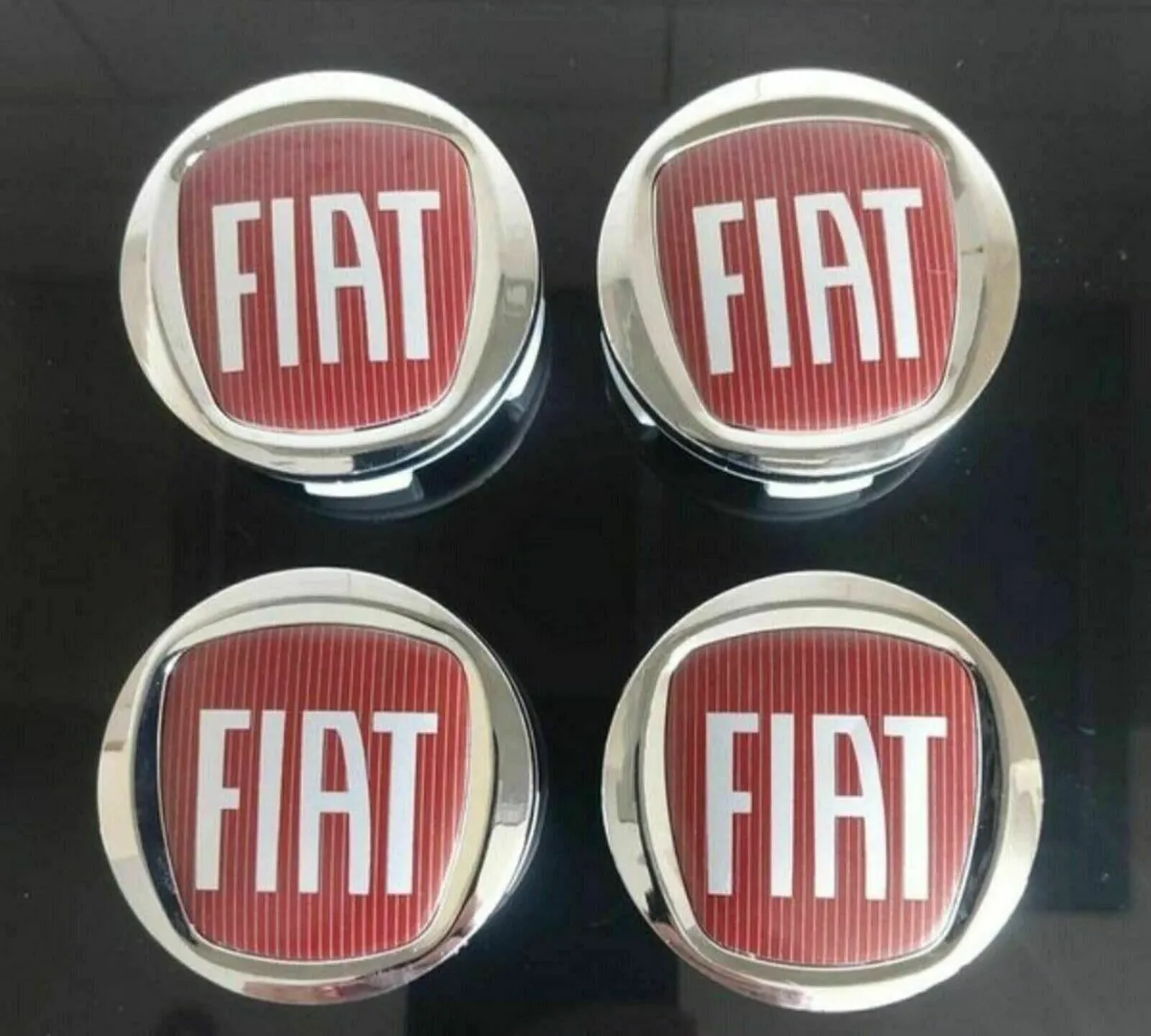 4 x Fiat Centre Caps - FREE POST - Image 1