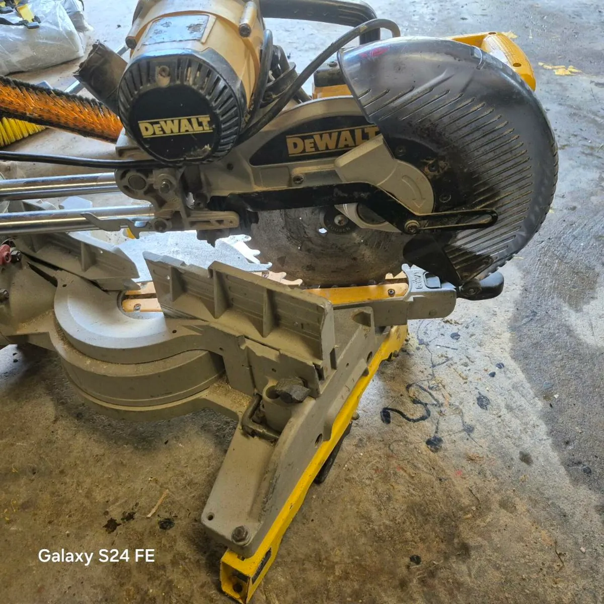 2 Dewalt chop saws - Image 2