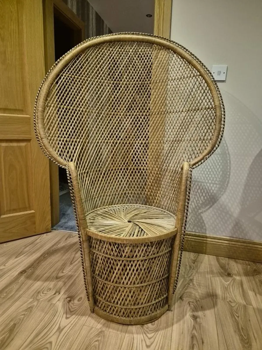 Vintage Peacock Chair - Image 2