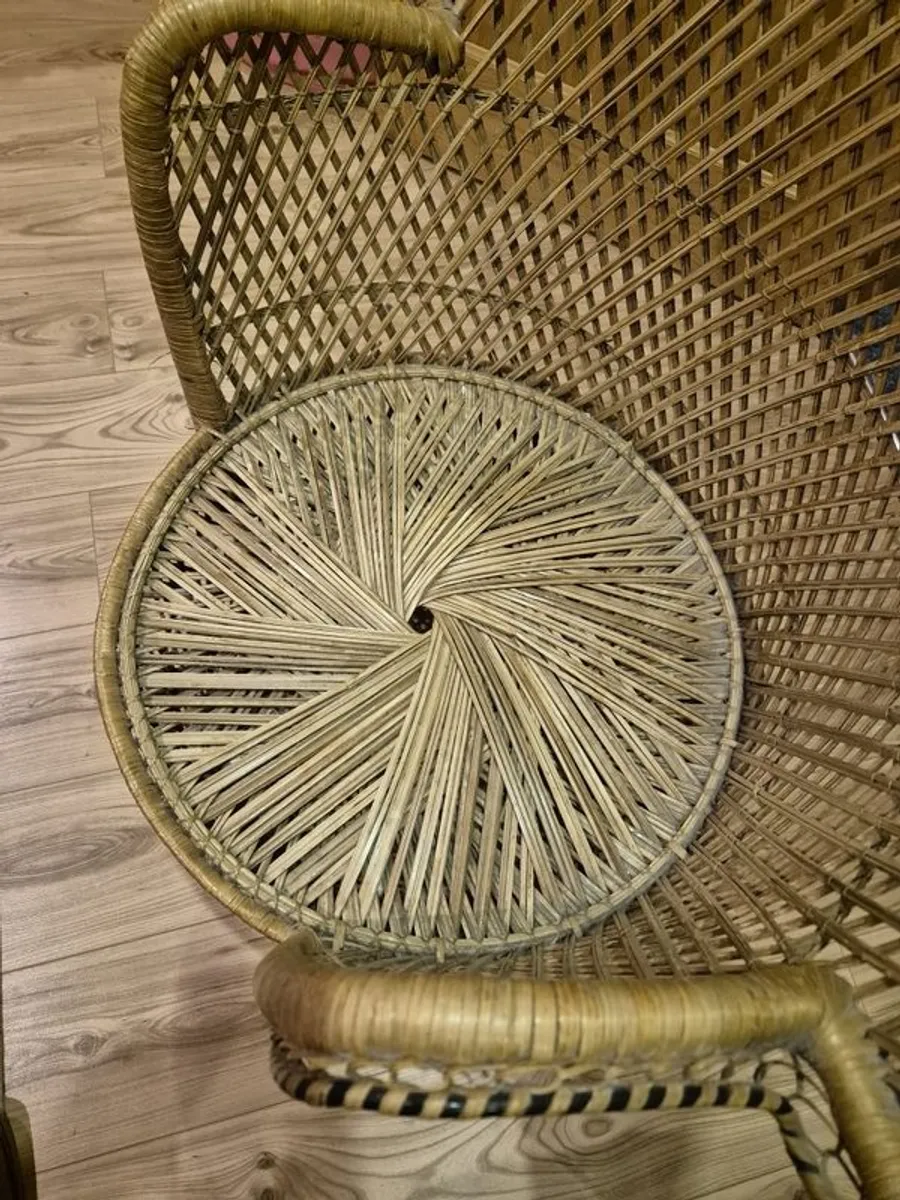 Vintage Peacock Chair - Image 4