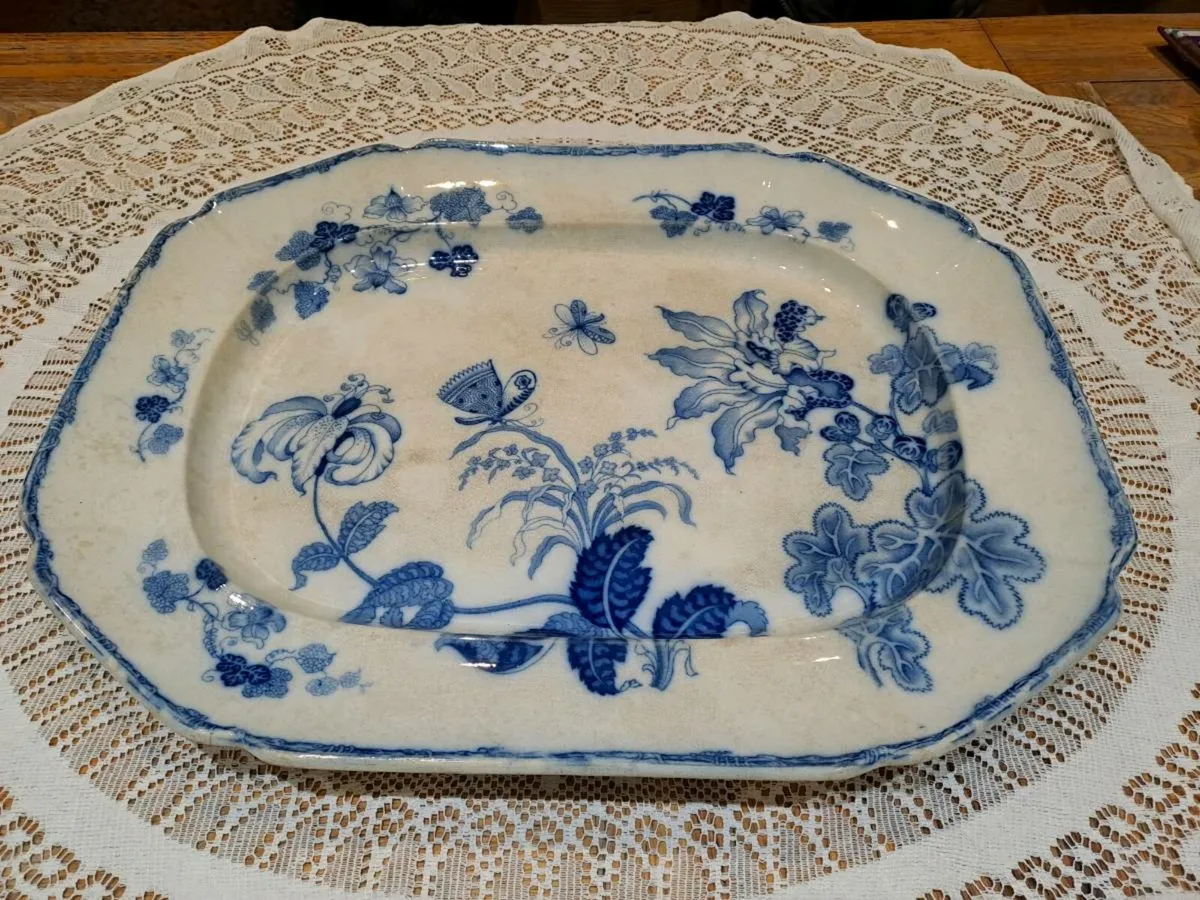 1870s Extra Large Victorian serving platter - Image 2