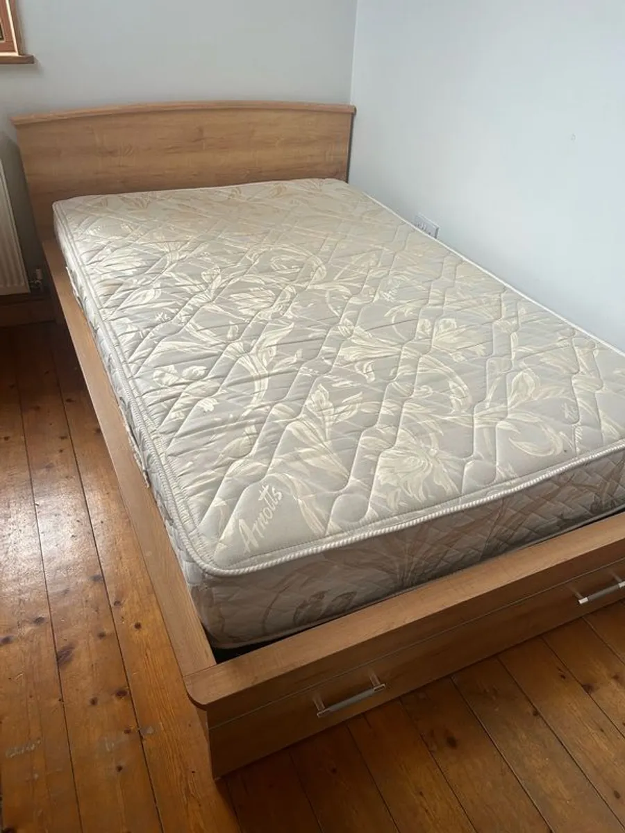 Double Bed with Storage Drawer - Image 1