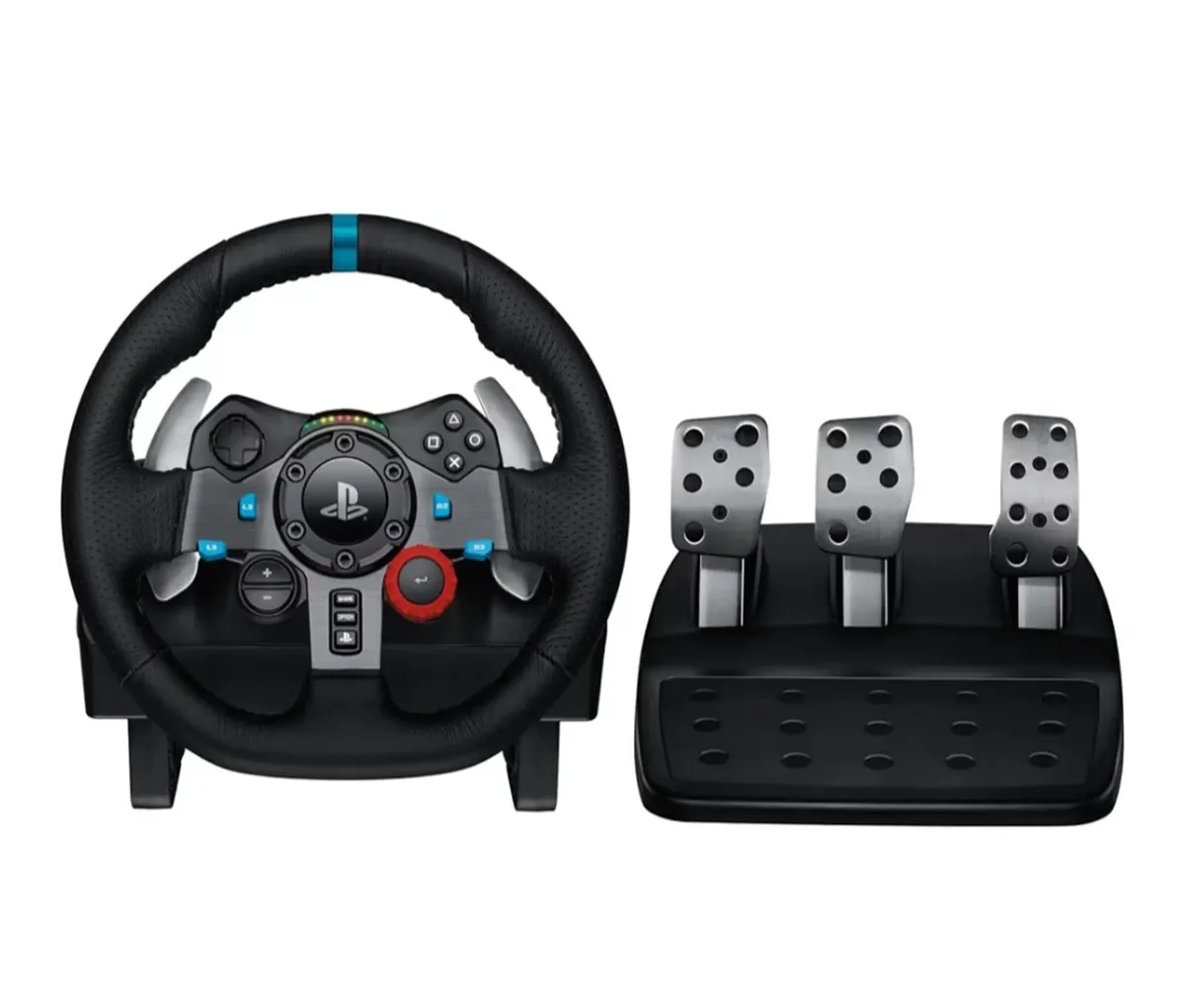Steering Wheel Pedals and Gear Stick - Image 1