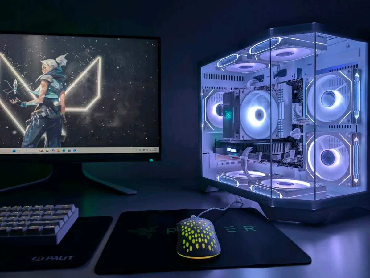 Full Bundle AMD Ryzen RTX Gaming PC | Gaming Monit - Image 1