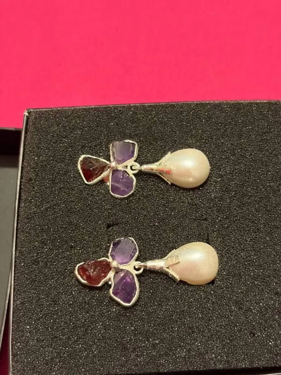 925 sterling silver earrings - Image 2