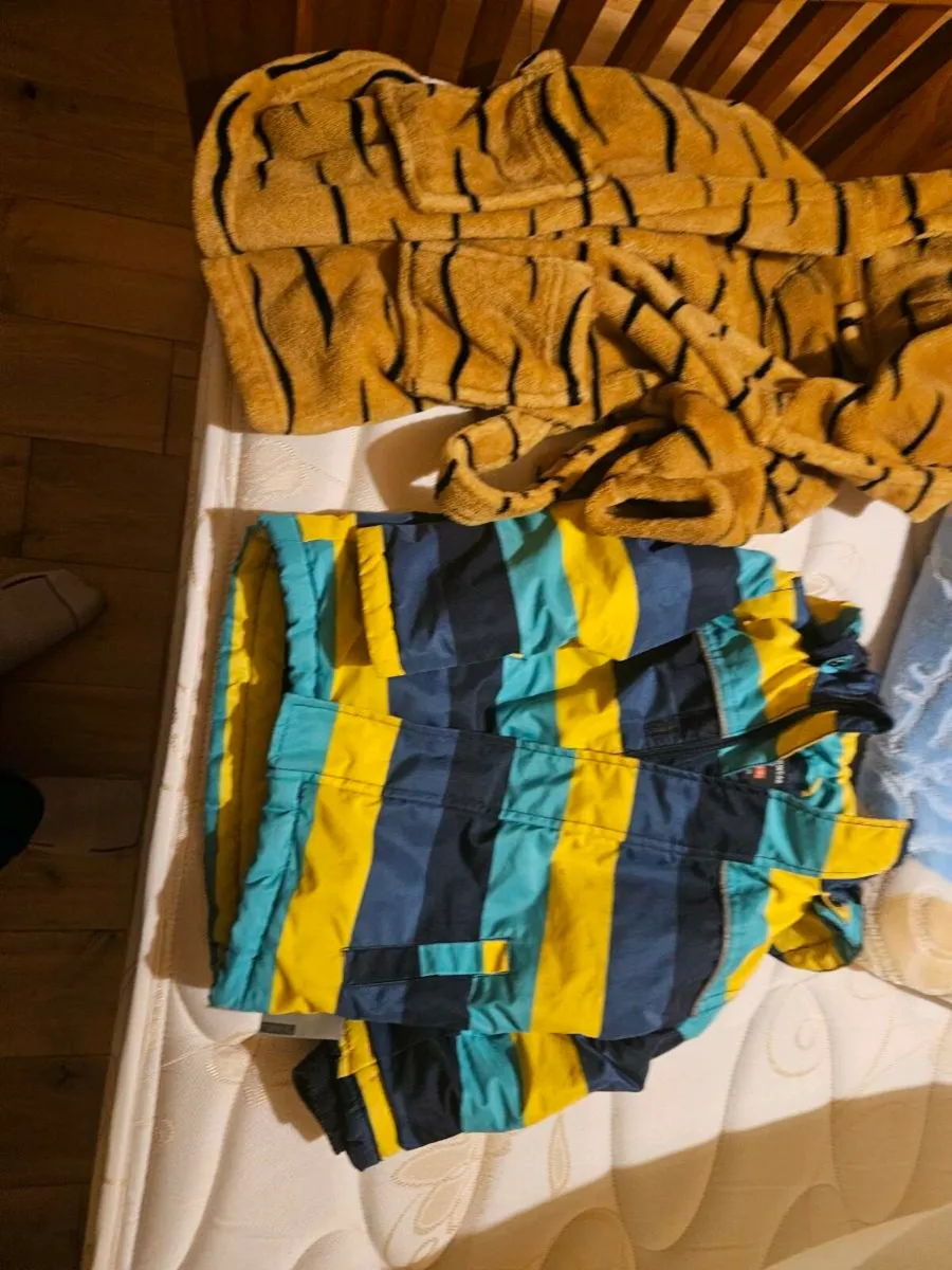 Baby boy coat and bath robe