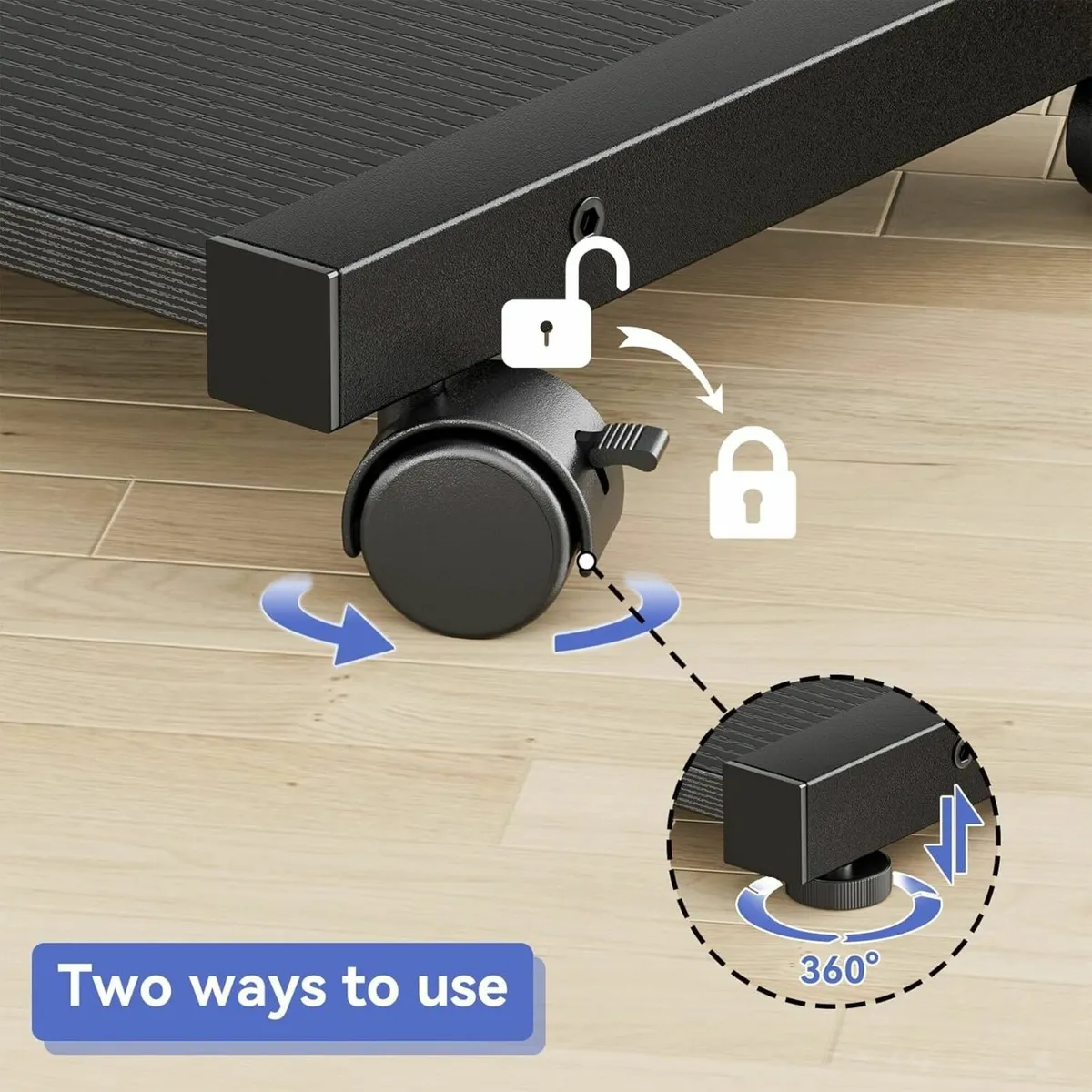 Computer Tower Stand - Adjustable PC CPU Holder - Image 3