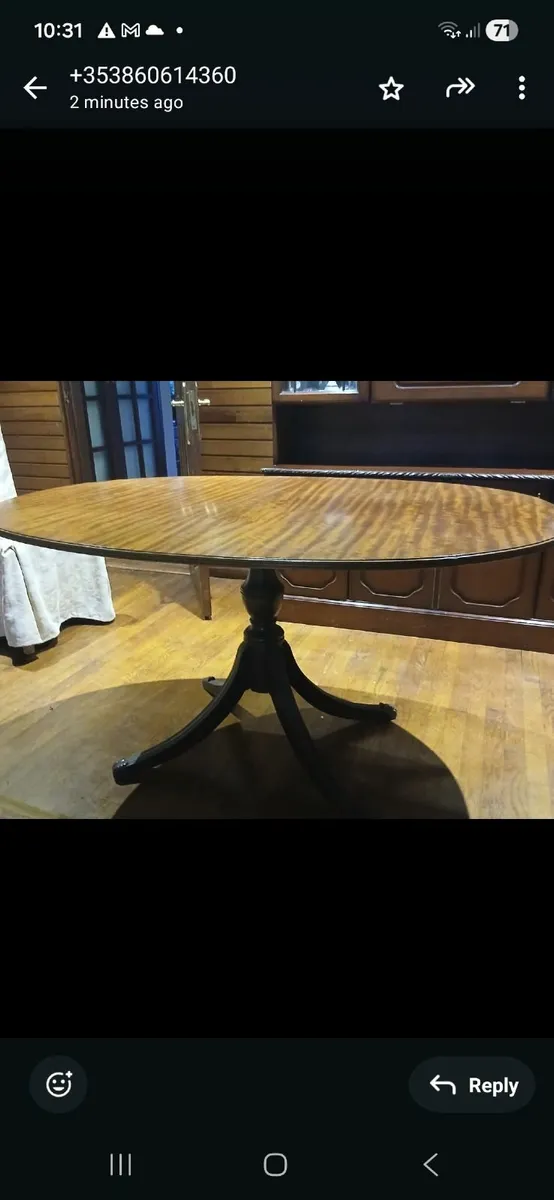 Cabinet, table and rocking chair - Image 4