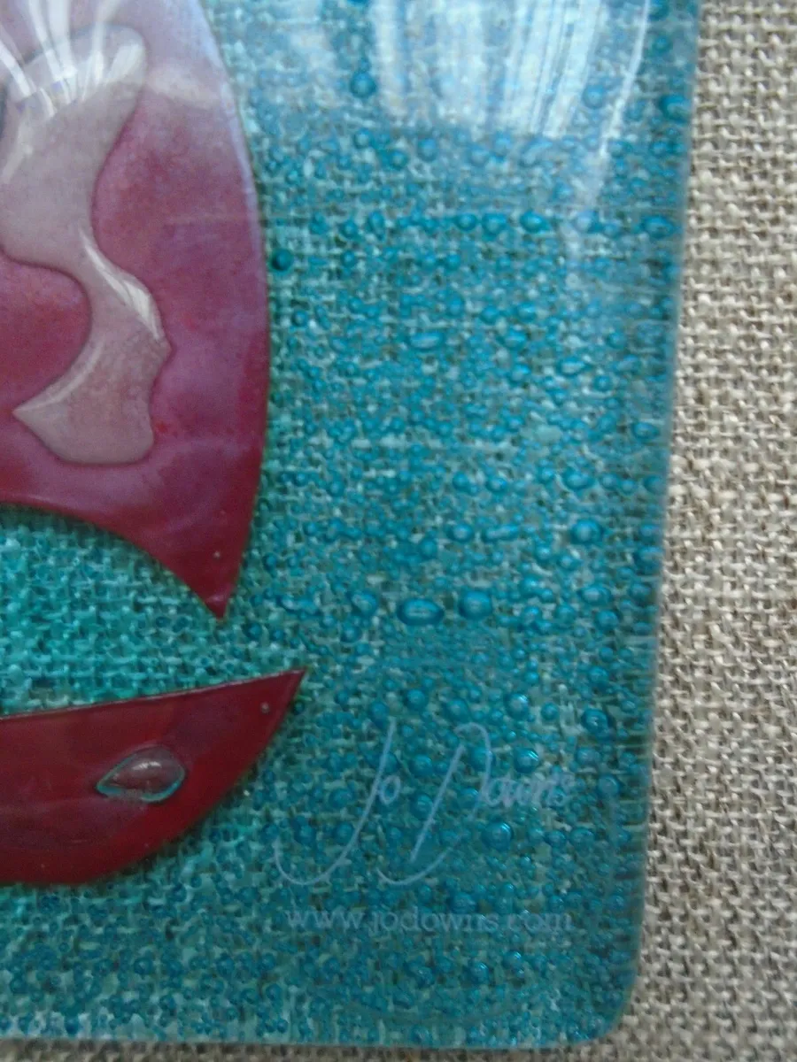 Fused glass coaster.Home decor.Gift - Image 3