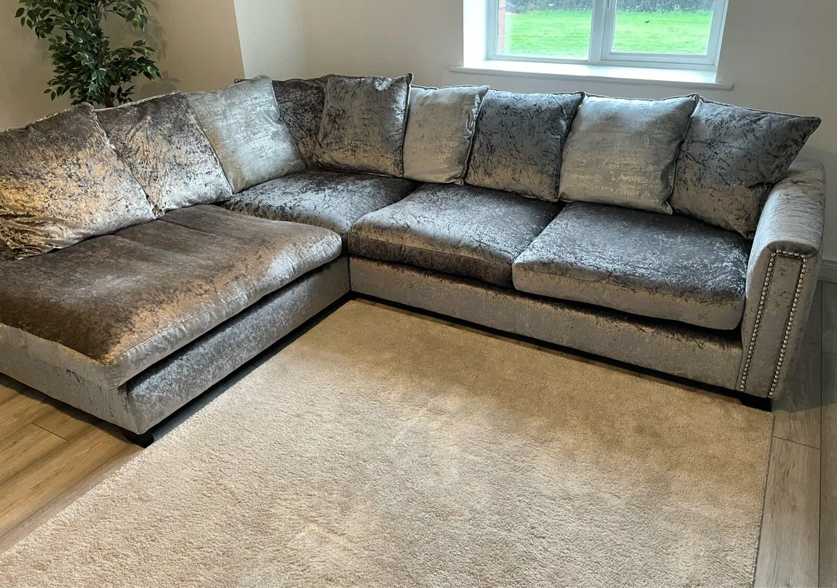 L shaped couch sofa - Image 1