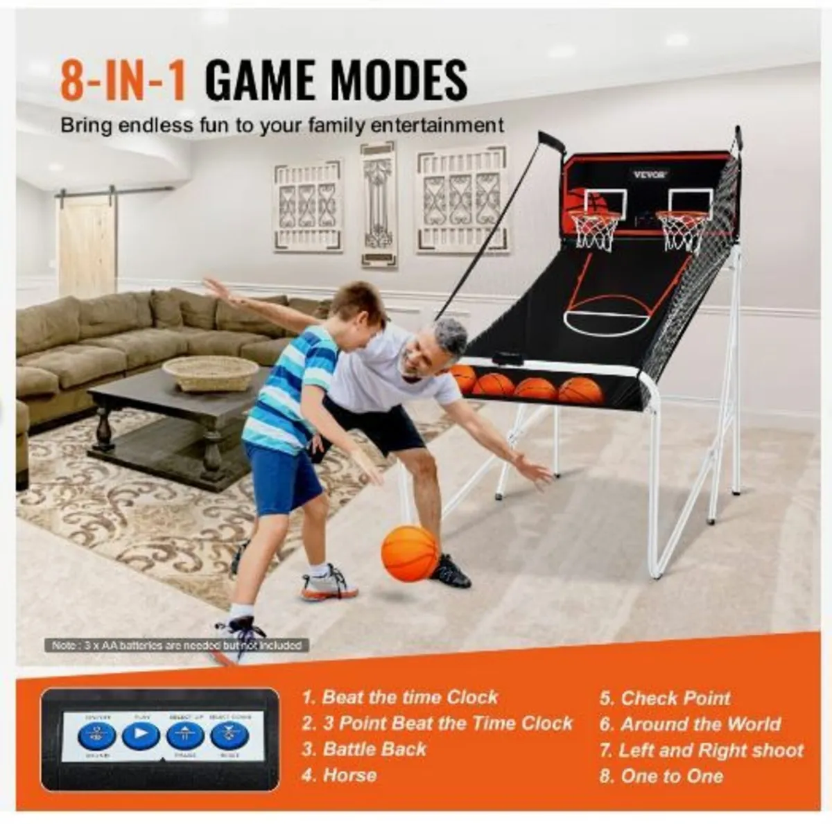 Foldable Basketball Arcade Game - Image 3