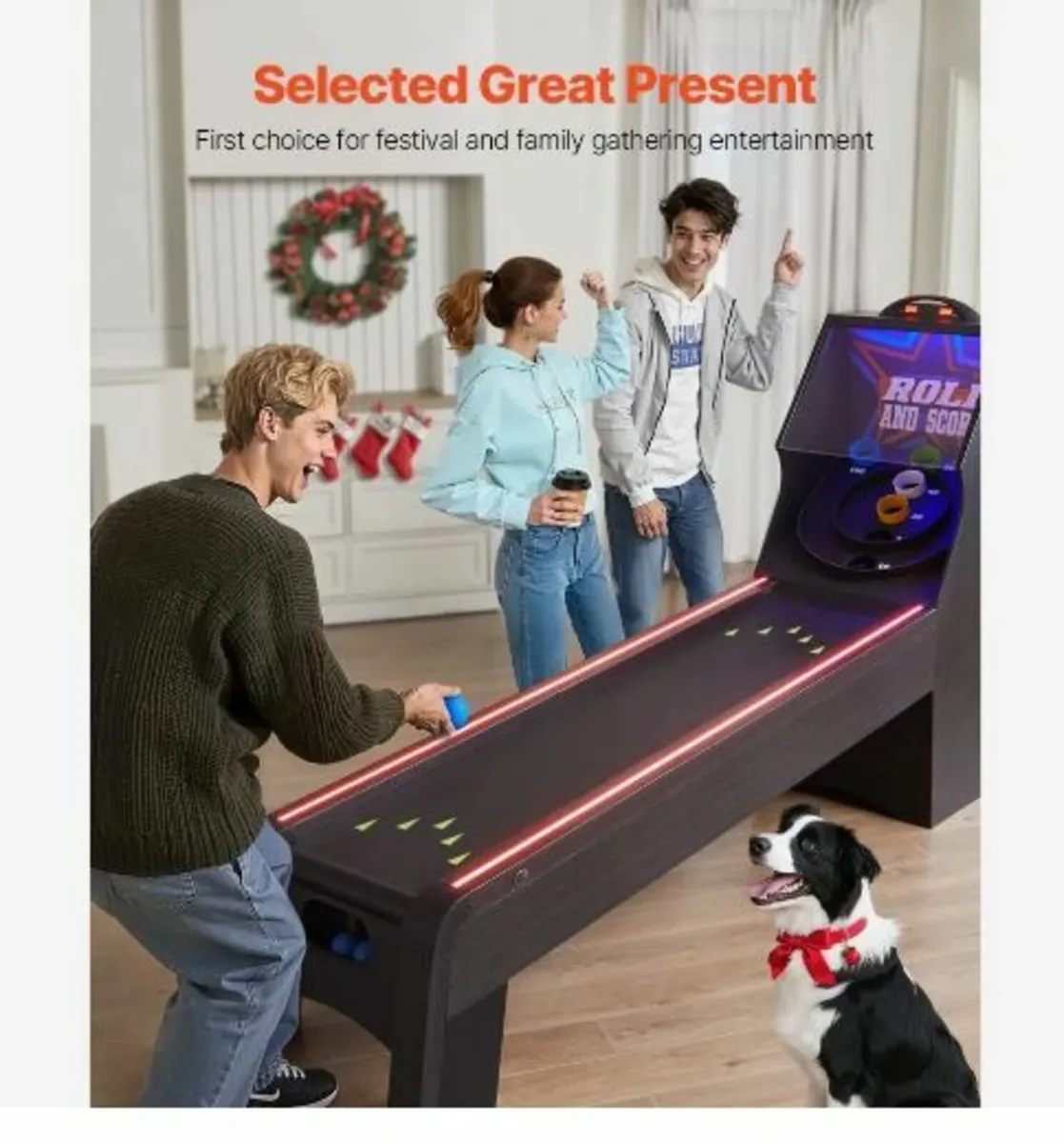 9' Roll and Score Classic Arcade Game Table - Image 1