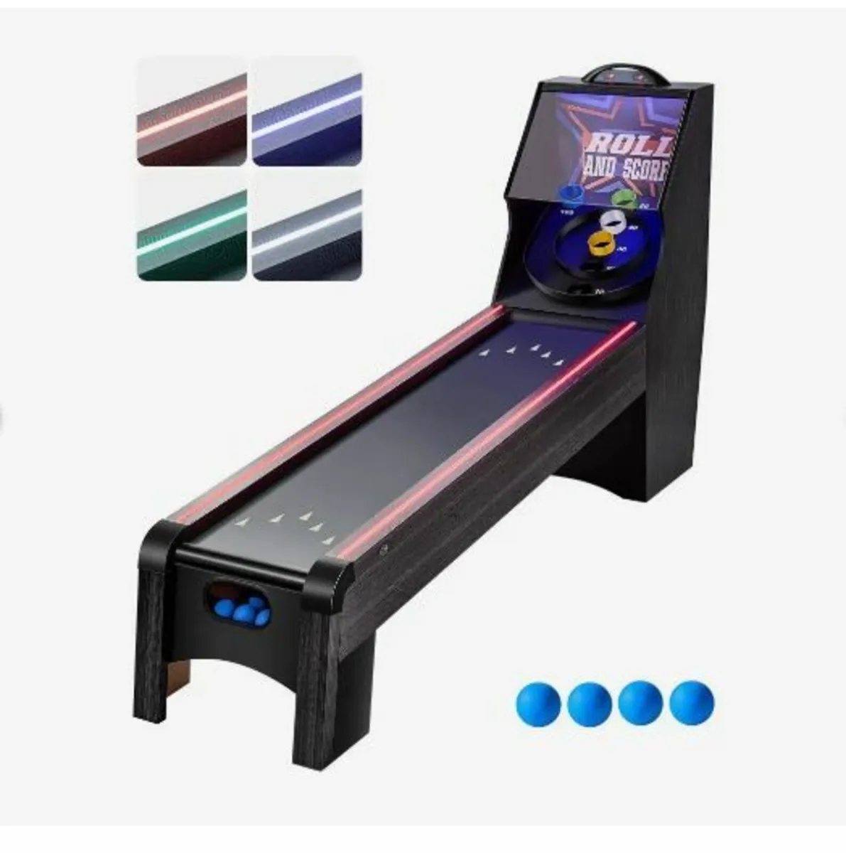 9' Roll and Score Classic Arcade Game Table - Image 4