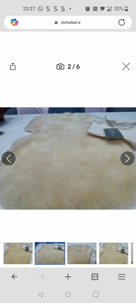 Mamas & Papas Luxury Sheepskin Pushchair Liner - Image 3