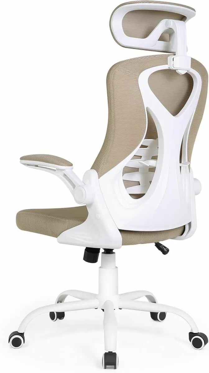 Ergonomic Office Chair Computer Desk with High - Image 1