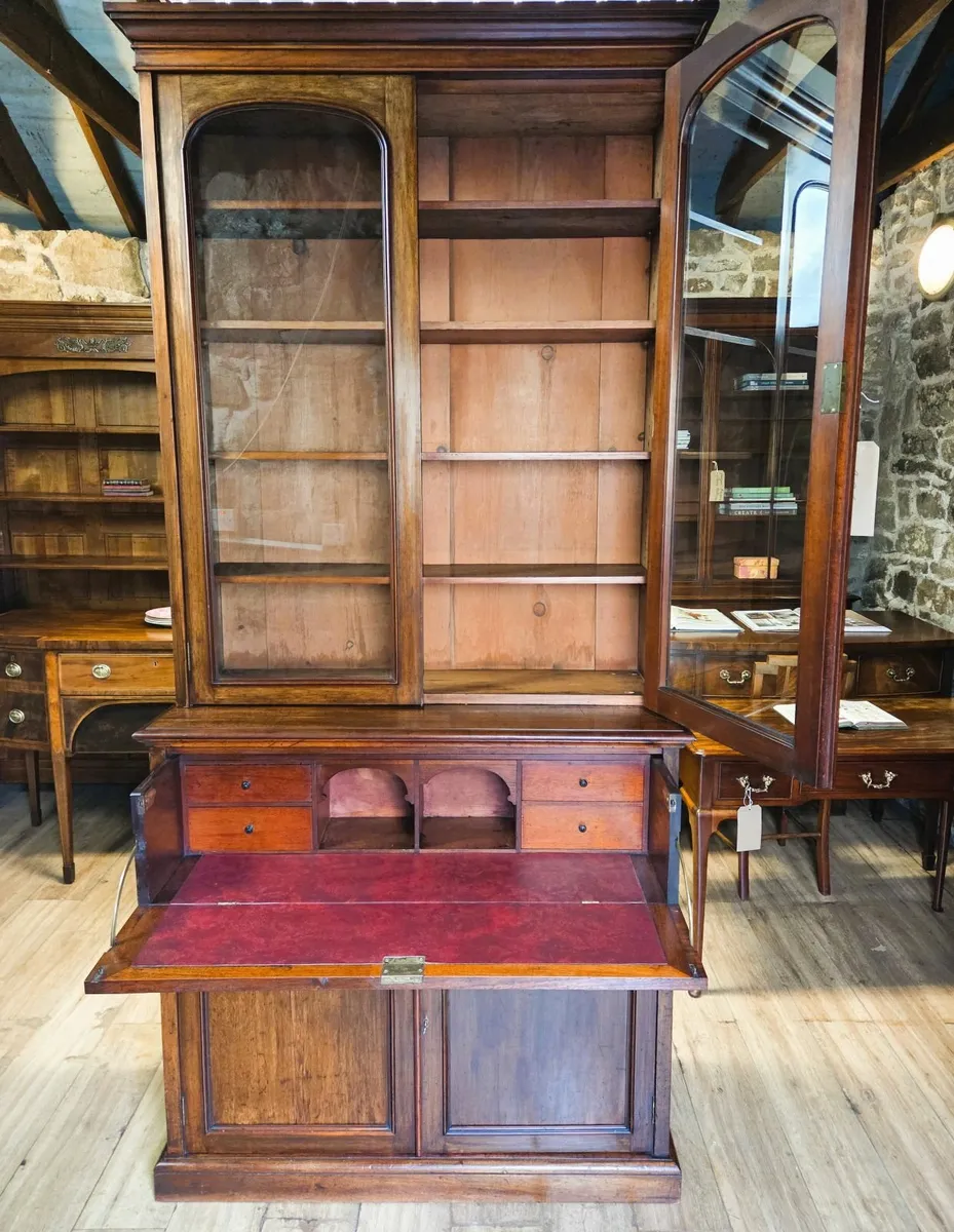 Large Victorian Secretaire Bookcase- Circa1870 - Image 3