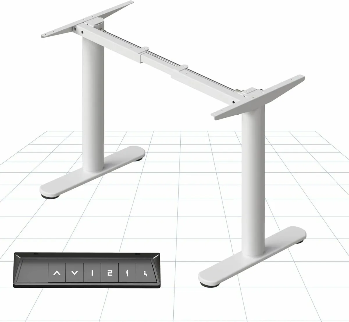 CylineX Electric Standing Desk Frame with Round - Image 1
