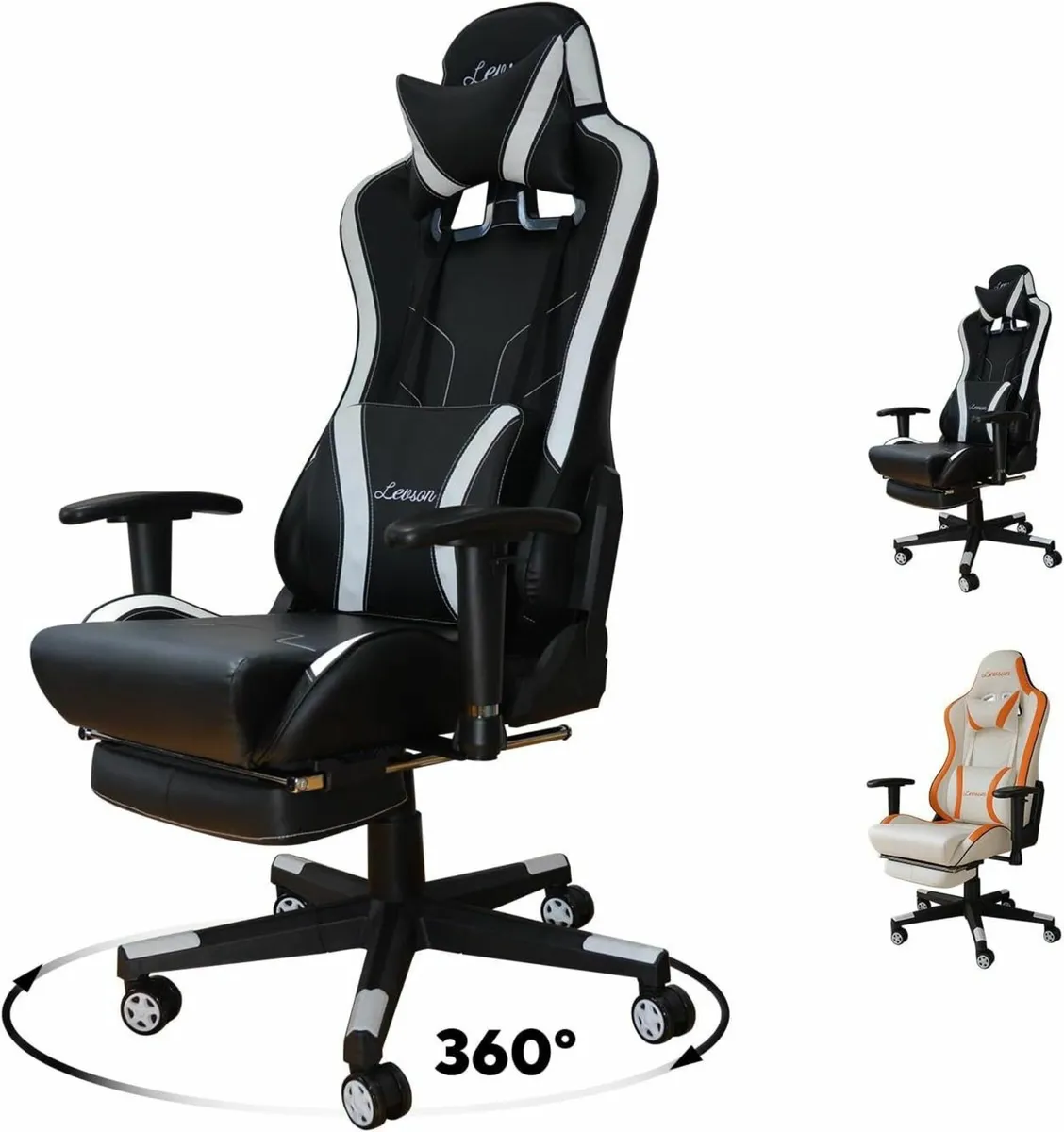 Gaming Chair for Adult Lumbar Support Height - Image 1